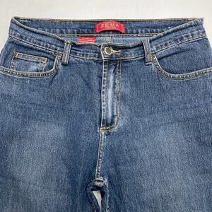 ZENA Women’s 6 Crop Stretch Blue Jeans